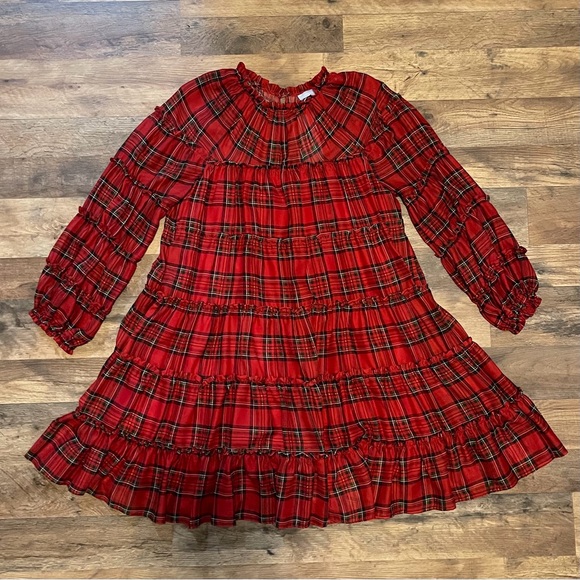 NWT Antonio Melani | Deidre Tartan Plaid Holiday Dress - Picture 6 of 14